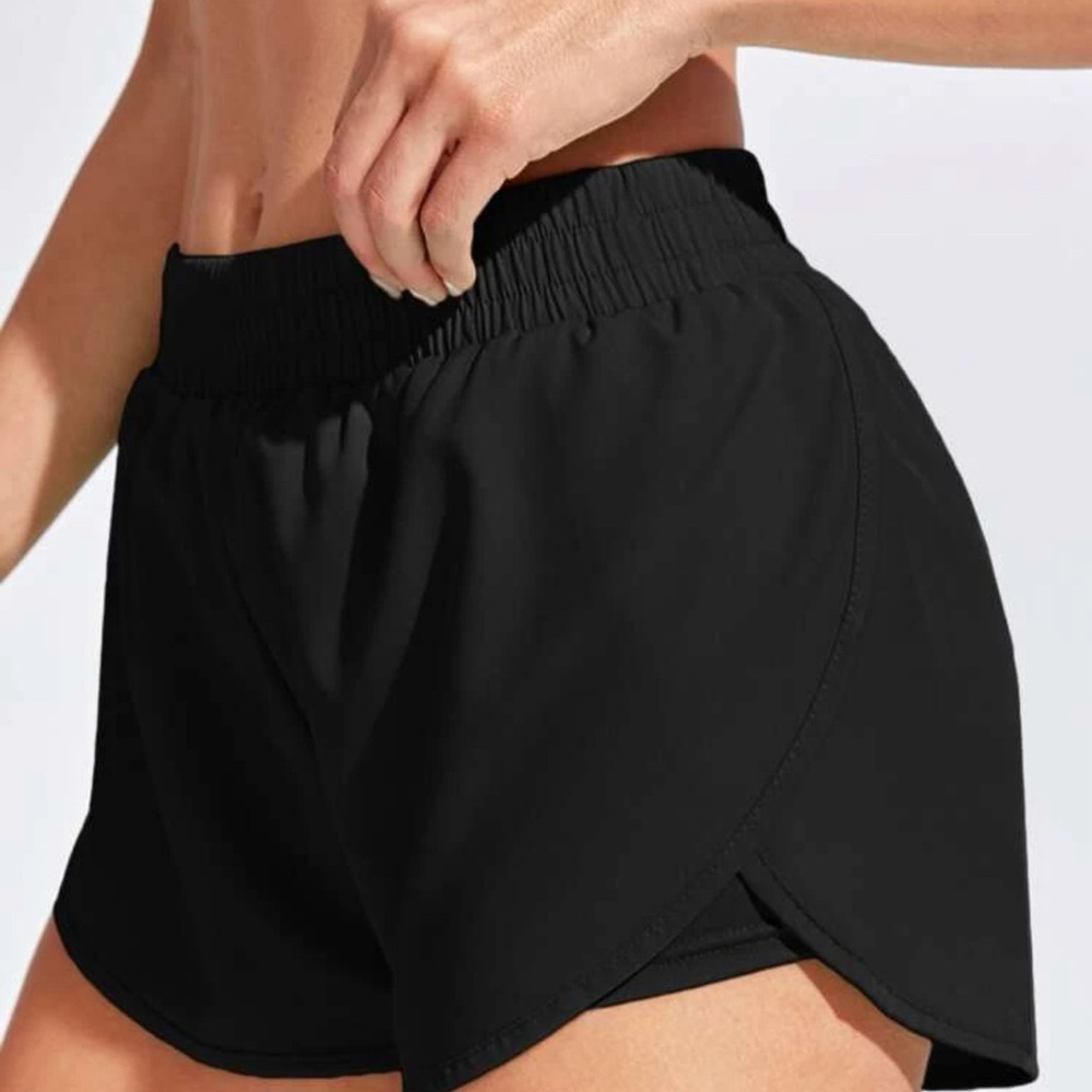 Black Women's Athletic Shorts
